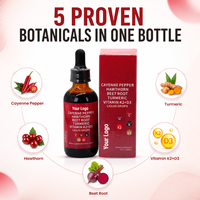Extrait de Cayenne XuTong en gouttes 60ml – Complément Herbal Naturel pour le Bien-être Adulte et les Soins Quotidiens – OEM ODM