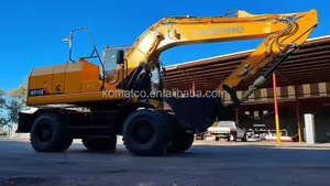 Pelle sur pneus haute performance W915E de 15 tonnes, mobilité supérieure sur routes pavées sans endommager les chaussées - Product Image 6