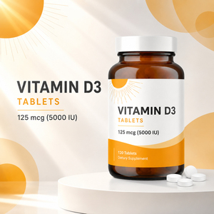 Complément Alimentaire Premium 10000 UI Calcium Vitamine D3 K2 Comprimé Améliore la Densité Osseuse Soutien Immunitaire Énergie Vitamines Minéraux 60 - Product Image 4