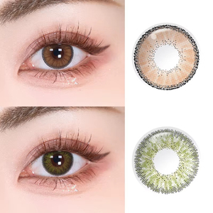 Lentes de Contacto de Color Naturales, Suaves, de Uso Anual, Hermosas y Cómodas para Maquillaje de Ojos, Venta al Por Mayor de Alta Calidad - Product Image 1