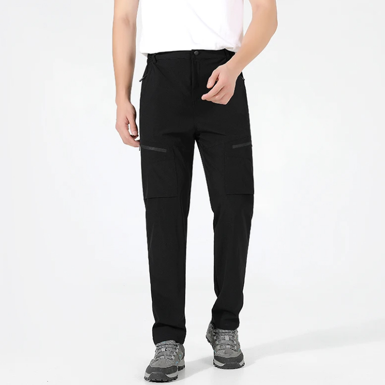 Pantaloni da golf impermeabili da uomo neri per condizioni di pioggia