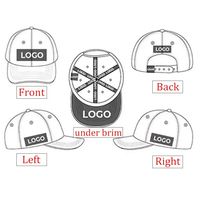 Casquette de Baseball Réglable en Coton, 5 Panneaux, Bords Courbés, Haute Qualité, Personnalisée, pour Hommes et Femmes, Sports de Plein Air, par Fabricants
