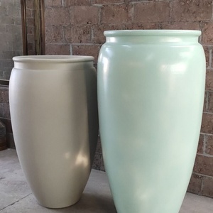 Décoration moderne pour la maison et le jardin, pots en céramique durables de grande taille, vente directe d'usine, pots en céramique pour l'intérieur et l'extérieur, utilisation au sol - Product Image 5