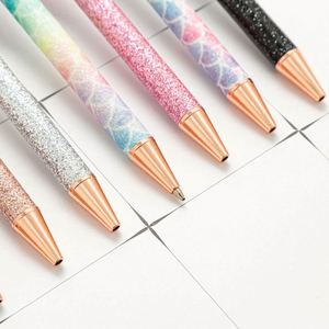 Custom Durable Metal Click Ballpoint Pen with Gold Glitter and Silk Screen Printing for Promotional Gifts-Personalized Logo - Product Image 4