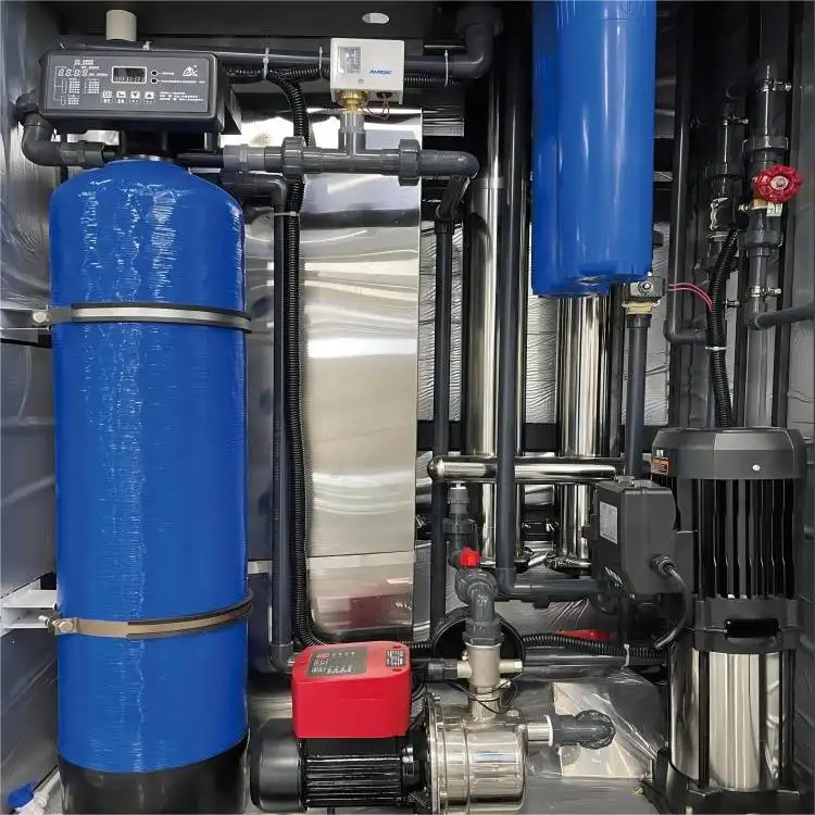Fabbrica personalizzata 0.5-6 tonnellate all'ora sistema di osmosi inversa impianto di trattamento delle acque ro macchina