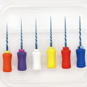 Tandheelkundige endodontie <span class=keywords><strong>NiTi</strong></span> metaal warmte-geactiveerde handmatige <span class=keywords><strong>super</strong></span> voorgevormde rotatievijl SX-F3 21/25mm ISO13485/CE gecertificeerd - Product Image 2