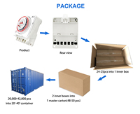 Modul Delay 24 VDC Din Timer Relay 2G Gprs dengan Pulse