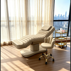 <b>Electric</b> Modern Beauty Salon Facial Massage Bed with 3 Motor Bedroom Use Commercial Salon Furniture - Product Image 6