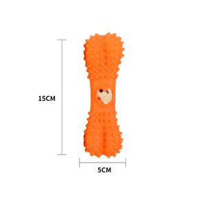 Langsung dari pabrik, seri tulang kartun klasik mainan kunyah & tumbuh gigi untuk anjing, mainan berderit interaktif menyenangkan - Product Image 5