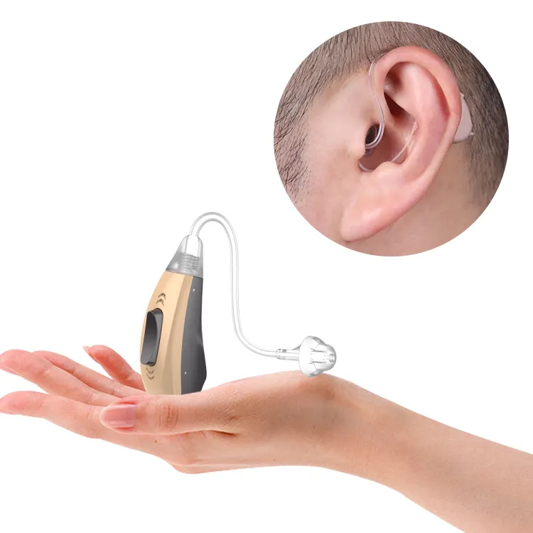 NEW Products Digital Audfonos Mini BTE Thin Tube Hearing Aid For Seniors Aparatos Auditivos Battery 312 Hearing Aids