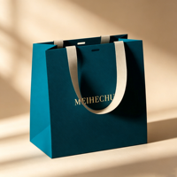 Sacs cadeaux en papier d'art de luxe recyclables avec pelliculage mat et doublure en éponge pour le commerce de détail, vêtements et marques de shopping (vente en gros)