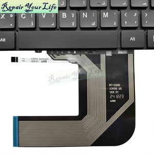 Teclado de ordenador portátil retroiluminado árabe AR para <span class=keywords><strong>BMAX</strong></span> MaxBook <span class=keywords><strong>Y13</strong></span> MB30010010 RT132HS X390G teclado de repuesto nuevo negro Venta caliente - Product Image 5