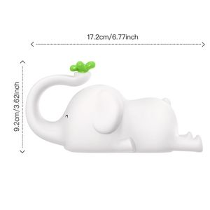 2025 New Elephant LED Night <b>Light</b> Soft Silicone Warm White Baby <b>Sleeping</b> Lamp Eye Protection for Kids Home Use Gift - Product Image 6