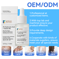 Sérum hydratant anti-âge au collagène avec 2% d'acide hyaluronique + vitamine B5 ultra-pur végétalien pour le visage et le cou (pour les rides) - Marque OEM