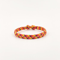 Vente chaude 3mm Nylon Corde Simple et Mode Noeud Péruvien Polyvalent, Réglable Tissé À La Main Corde Bracelet Hommes