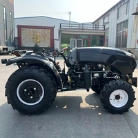 Tracteur tout-terrain 4x4 à transmission hydraulique 60 CV, facile à utiliser, certifié CE EPA, pour terres agricoles.