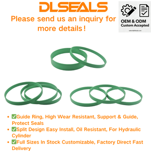Anneau de guidage en <span class=keywords><strong>bronze</strong></span> PTFE, anneau anti-usure pour l'industrie lourde, aciéries, équipements miniers, haute charge, autolubrifiant, ISO 9001, en stock - Product Image 2