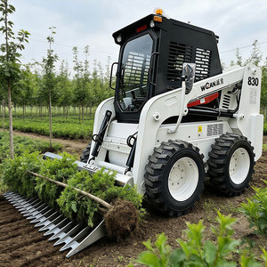 مشابه لـ لودر ليوغونغ الصغير ذو العجلات المتحركة مع ملحق الجرافة للمزارع، ملحقات لودر ذو العجلات المتحركة مثل بوبكات - Product Image 1