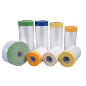 塑料预贴涂料保护覆盖HDPE薄膜遮蔽膜