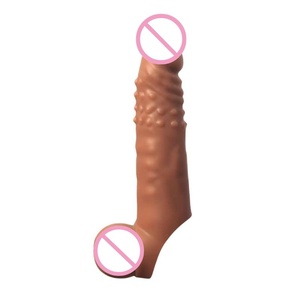 Condón <span class=keywords><strong>de</strong></span> Goma Suave Reutilizable <span class=keywords><strong>de</strong></span> Alta Calidad, Funda para Pene con Puntos - Product Image 5