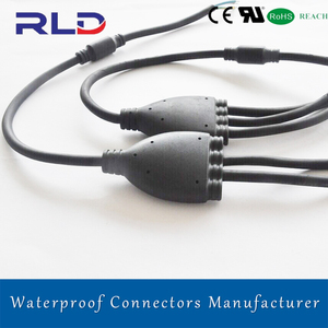 2 liên hệ với 1 4 Y dây SPLITTER 5P uốn thiết bị đầu cuối tùy chỉnh không thấm nước cáp kết nối cho 1P Led kết nối điện thiết bị đầu cuối - Product Image 6