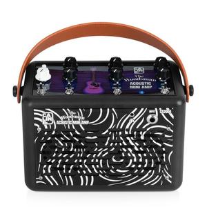 Amplificateur de <span class=keywords><strong>guitare</strong></span> <span class=keywords><strong>acoustique</strong></span> portable Caline CA200A Woodsman <span class=keywords><strong>Mini</strong></span> 10W, alimenté par batterie, en plastique noir + aluminium, 4 heures d'autonomie - Product Image 3