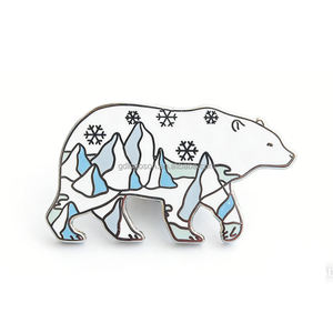 Imán de nevera de metal con diseño de oso polar, alce, reno, recuerdo del área ártica de <span class=keywords><strong>Murmansk</strong></span>, Cebep - Product Image 2