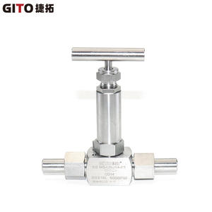 Válvula de Aguja Soldada de Acero Inoxidable 316L con Conector de Cabeza Esférica, Válvula de Control Criogénica para Gas, Aceite y Agua - Product Image 2