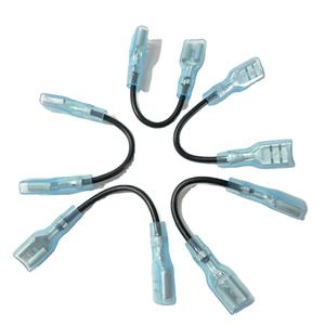 Kunden spezifischer Kabelbaum für schnelle Klemmen 4,8*0,5 6,35*0,8 Klemmen mit Rohr - Product Image 1