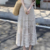 Ensemble de chandails en tricot bohème d'été pour femmes, respirant, sans manches, longueur midi, en tissu de laine