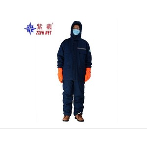 La fábrica de Shanghái ofrece ropa congelada en stock, ropa de protección para cadena de frío, chaquetas acolchadas de algodón grueso y azules. - Product Image 5