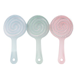 <span class=keywords><strong>Spazzola</strong></span> <span class=keywords><strong>Ionica</strong></span> Serie Candy per Lisciare i Capelli, Doppio Uso / Asciutto, con Cuscinetto d'Aria, Materiale in Nylon, per Uso Domestico - Product Image 4