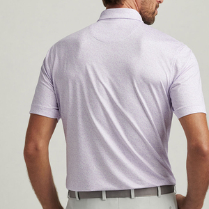 Diseños manga corta Dry Fit Soft 88% poliéster 12% Spandex bordado Polos manga bordado logo Golf camisas - Product Image 4