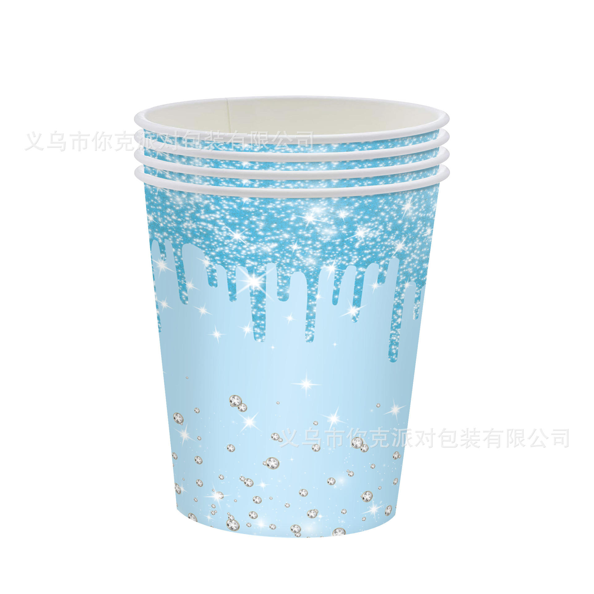 Light Blue Paper Cup/16PCs