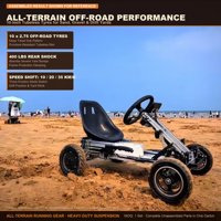 Kit de karting DIY à assembler sans soudure, cadre en profilé aluminium, vente en gros pour les constructeurs de karts de plage et de sable