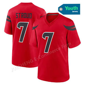 قمصان هيوستن الرياضية للشباب والأطفال بالجملة وبجودة عالية # 7 سي جيه. سترويد # 3ديل # قمصان كرة القدم الأمريكية المحدودة الإصدار رقم 12 كولينز - Product Image 4