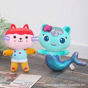 Peluche transfrontalière prête à l'emploi <span class=keywords><strong>Gabby</strong></span>'s Dollhouse : Sirène câlinant un chat - Product Image 3