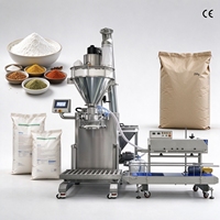 Machine d'emballage manuelle à vis sans fin pour poudre, piment, détergent, café sec, talc, lait et extincteur d'incendie