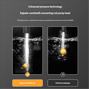 מכונת כביסה בלחץ גבוה ליתיום-ion 180bar מכונת כביסה בלחץ גבוה כפול 2000mah סוללה ביתית להשתמש במים מפציצים - Product Image 3