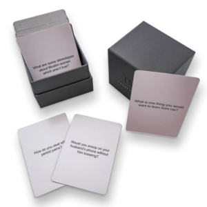 Tableau islamique personnalisé au prix le plus bas Jeux <span class=keywords><strong>de</strong></span> cartes <span class=keywords><strong>pour</strong></span> adultes Cartes d'affirmation biblique carrées avec boîte - Product Image 1
