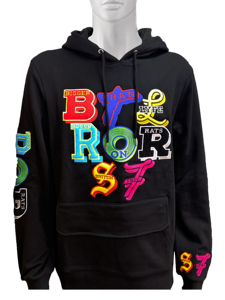 Sudadera con parche de chenilla de mayor venta, parche bordado de chenilla China Faith - Product Image 4