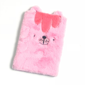 Weimbsci — carnet de notes en peluche personnalisé, Notebook mignon et chaud, chaussons duveteux pour journal intime - Product Image 4