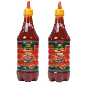 Tomato Sauce Jars Sauce Seasonings Wholesale Vietnam Customize Packing Tomato Sauce PET Bottle 700g Tuong Viet Hoa Sen