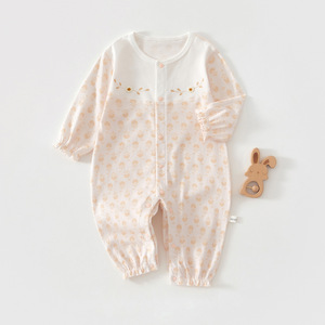 Tutina Elegante in Puro Cotone a Maniche Lunghe per Bambine di Anyang, Sottile e Senza Cuciture, con Motivi Floreali per Casa - Product Image 6