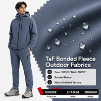 Vestes d'hiver pour l'extérieur et pantalons thermiques en tissu polaire épais, tissu technique softshell chaud et durable en polyester