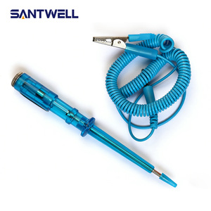 6V-24V Automotive Circuit Tester <b>Pen</b> with Red/Green LED Indicator & <b>Retractable</b> Coiled Cord - Product Image 4