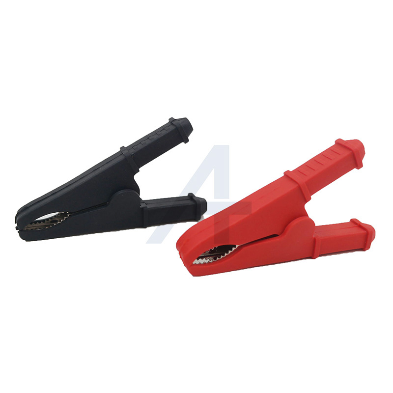 JIALUN 30A 75 мм латунь с никелированной пластиковой крышкой четырехцветный тестовый зажим для батареи