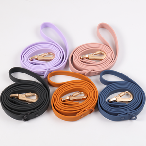 Correa de perro de muchos colores duradera a prueba de agua correas de PVC collares y correas de perro personalizados con logotipo de impresión - Product Image 5