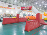 Arche gonflable de publicité d'événement sportif de vente chaude ligne de départ arche gonflable de compétition