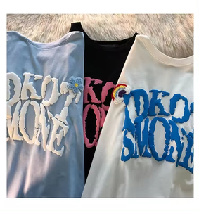 3D trực tuyến tùy biến unisex lỏng phù hợp với giản dị Ngắn Tay Áo logo người đàn ông Puff in t Áo sơ mi - Product Image 2